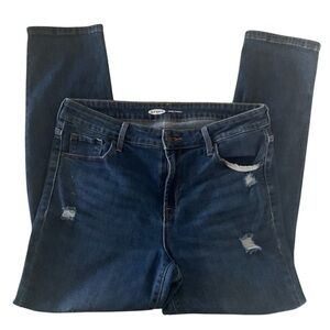 Old Navy Power Straight size 12 short distressed